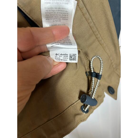 Columbia Jacket Men Full Zip Hood Omni Tech Interchange Shell Coat colour fade M - Picture 7 of 14